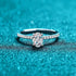 Oval Cut Moissanite Engagement Ring Bea