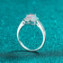 Oval Cut Moissanite Halo Engagement Ring Kay - Jewelry