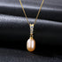 Oval Sterling Silver Freshwater Pearl Necklace Fay - Jewelry
