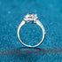 Radiant Cut Moissanite Engagement Ring Amy - Jewelry