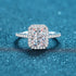 Radiant Cut Moissanite Engagement Ring Amy - Jewelry