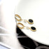 Retro 14k Gold Plated Sterling Silver Freshwater Pearl Hoop