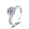 Round Cut Moissanite Engagement Proposal Ring Cia - Jewelry