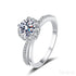 Round Cut Moissanite Engagement Proposal Ring Cia - Jewelry