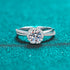 Round Cut Moissanite Engagement Proposal Ring Cia - Jewelry
