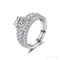 Round Sterling Silver Solitaire Engagement Ring