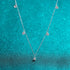 Star Clavicle 925 Sterling Silver Moissanite Necklace Cam
