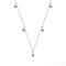 Star Clavicle 925 Sterling Silver Moissanite Necklace Cam