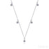 Star Clavicle 925 Sterling Silver Moissanite Necklace Cam