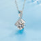 Temperament Moissanite 925 Sterling Silver Necklace Eda