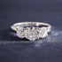 Three Stone Moissanite Pandora Promise Ring Ema